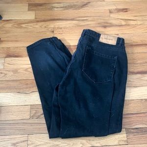 Zara black Trafaluc denimwear pants